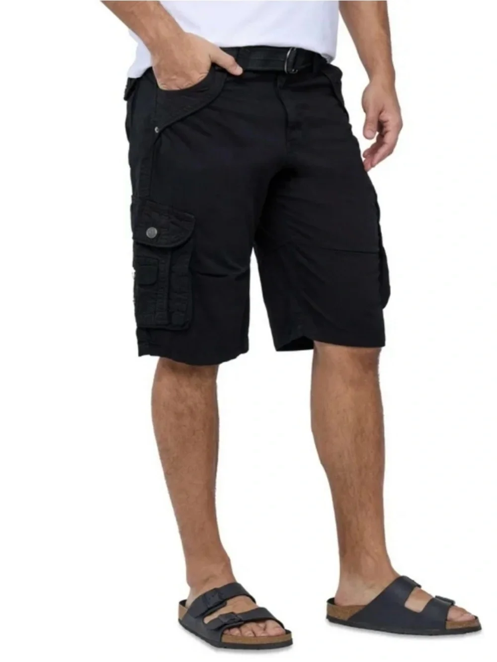 Men’s XRay Belted Double Pockrt Bermuda Cargo Shorts Size 54 NWT